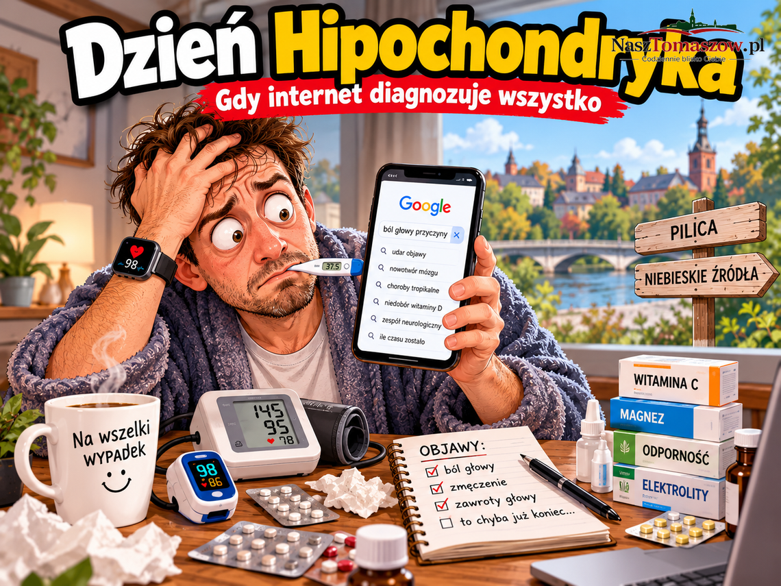 Dzień Hipochondryka. Nie wpisuj objawów w Google, jeśli planujesz dożyć kolacji Dzień Hipochondryka. Nie wpisuj objawów w Google, jeśli planujesz dożyć kolacji