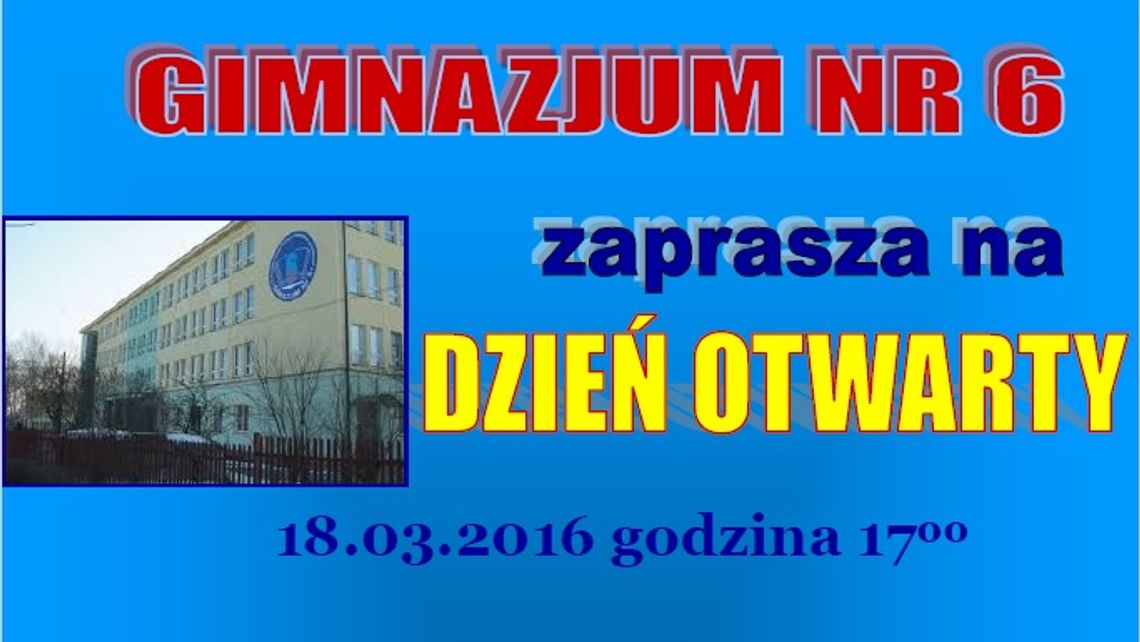 Dzień Otwarty w Gimnazjum nr 6