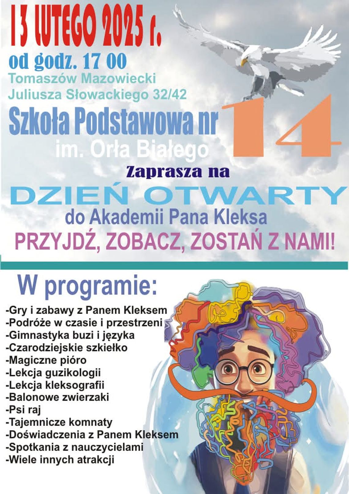 Dzień Otwarty w Szkole Podstawowej nr 14 im. Orła Białego