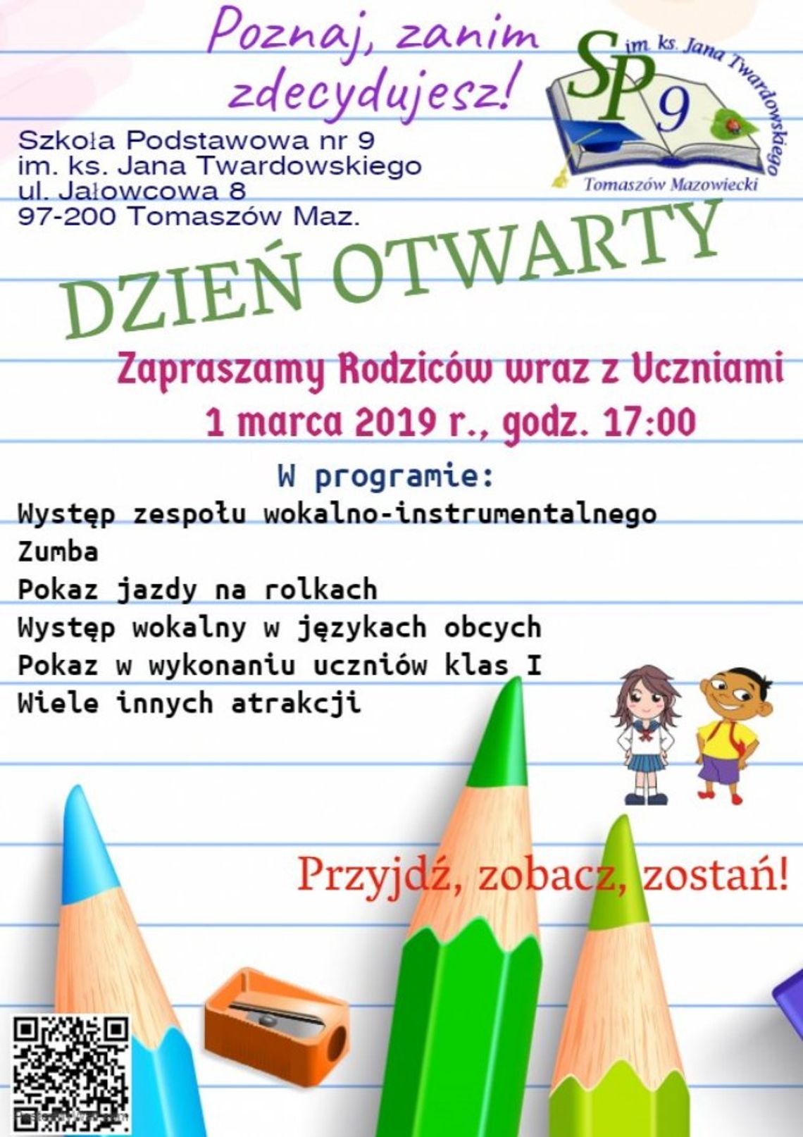 Dzień Otwarty w Szkole Podstawowej nr 9