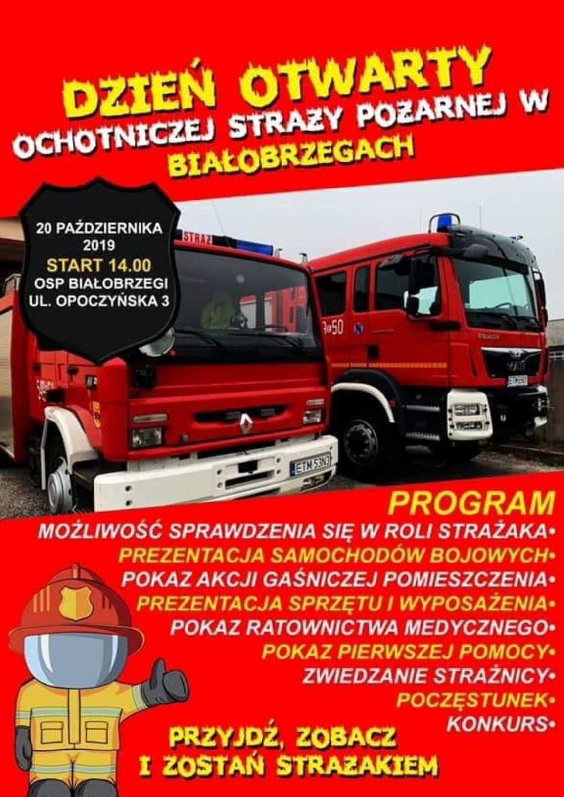 Dzień otwartych drzwi u strażaków w Białobrzegach