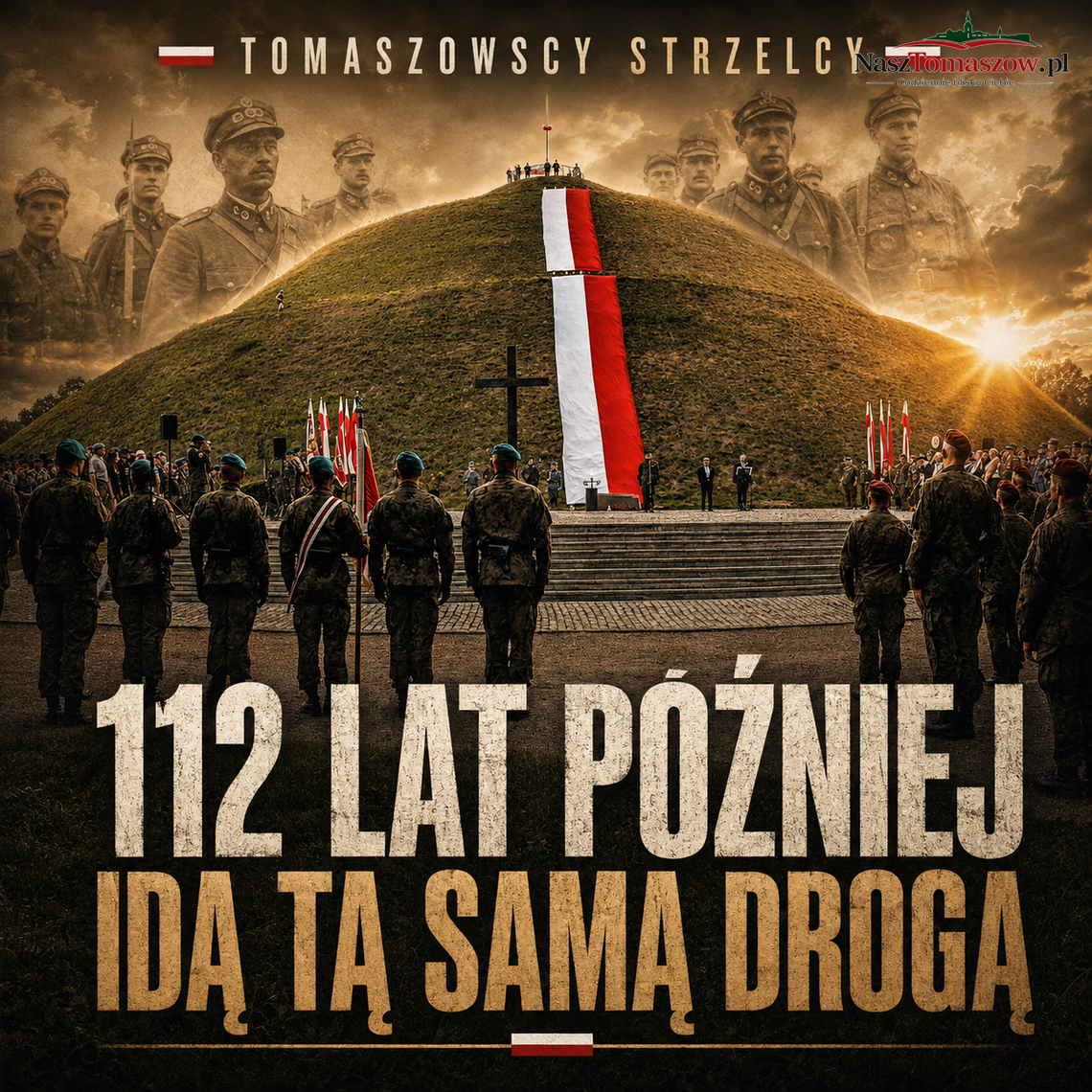 Dziesięciu tomaszowskich Strzelców na Kadrówce. Ruszyli historycznym szlakiem do Kielc