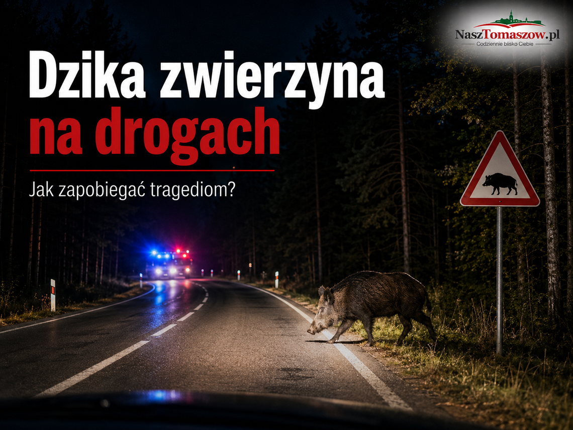 Dzika zwierzyna na drogach powiatu tomaszowskiego. Strach jest zrozumiały, panika — niebezpieczna Dzika zwierzyna na drogach powiatu tomaszowskiego. Strach jest zrozumiały, panika — niebezpieczna