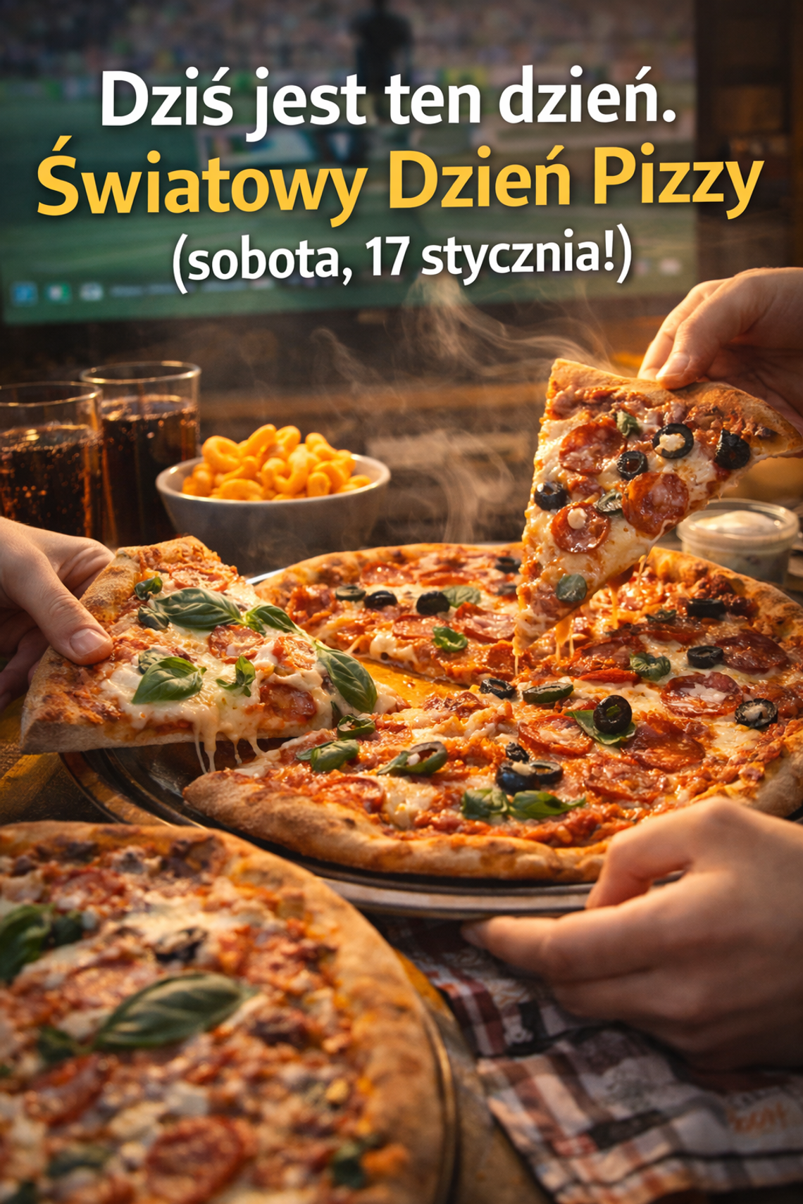 Dziś jest ten dzień. Światowy Dzień Pizzy (sobota, 17 stycznia)!