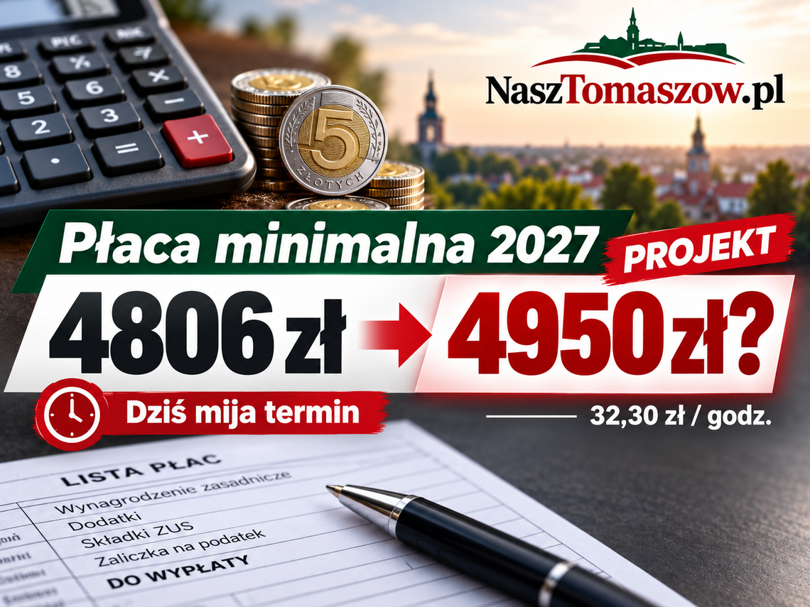 Dziś mija termin. Ile wyniesie płaca minimalna w 2027 roku? Dziś mija termin. Ile wyniesie płaca minimalna w 2027 roku?