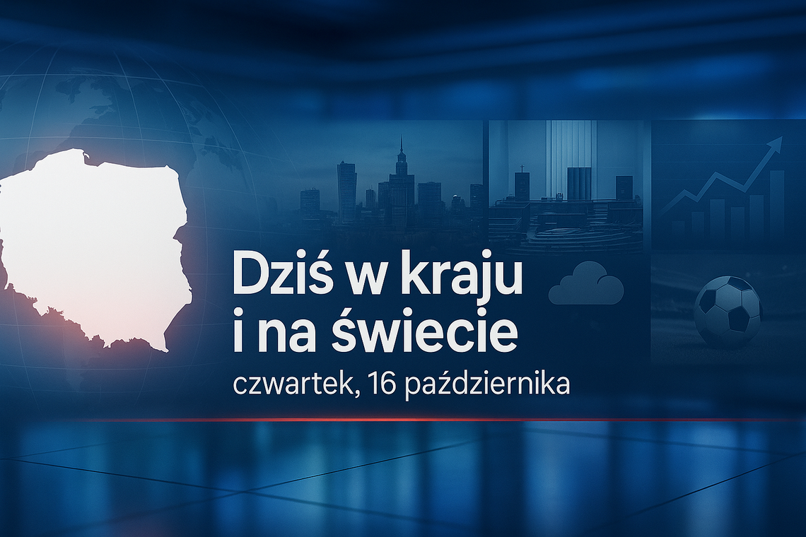 Dziś w kraju i na świecie (czwartek, 16 października)