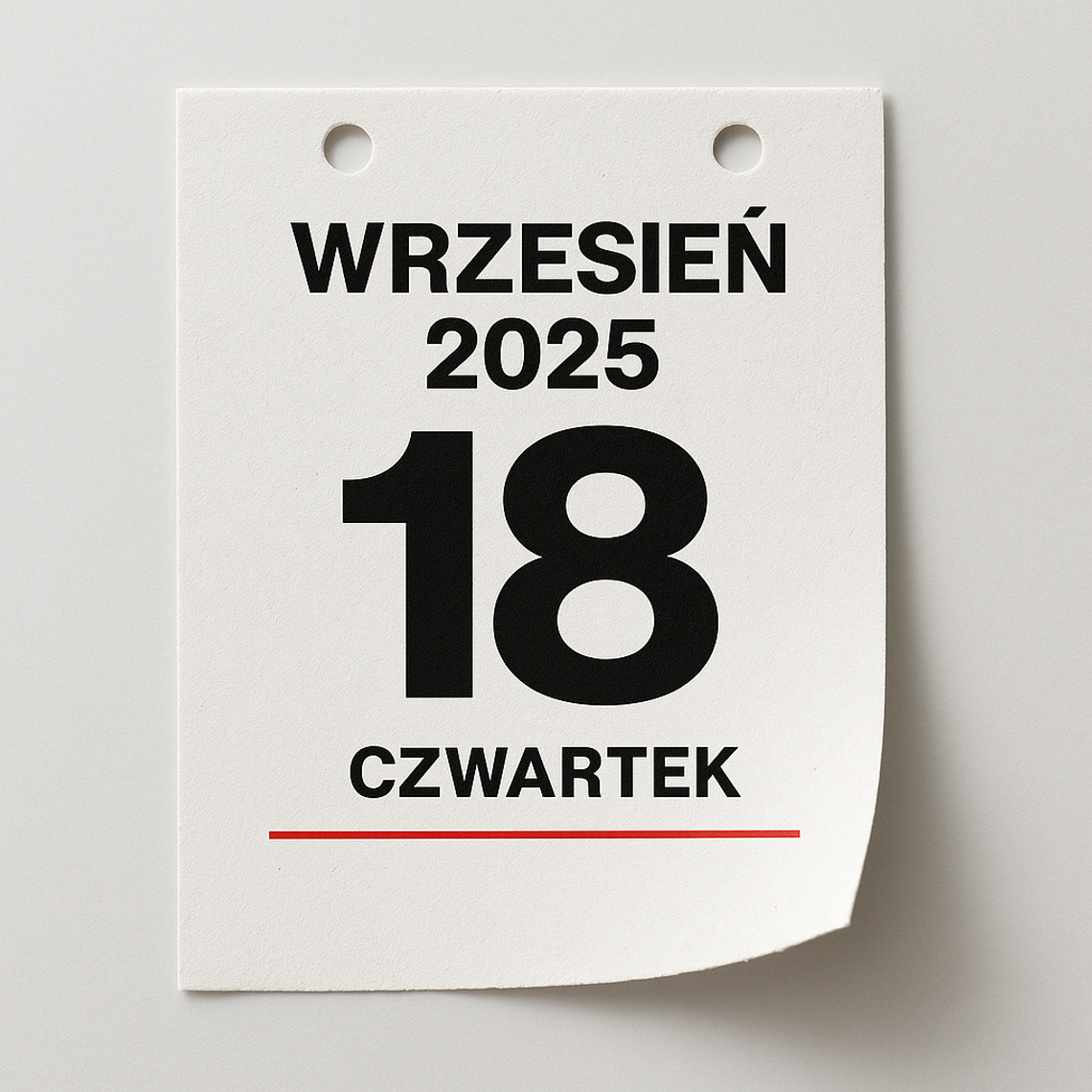 Dziś w kraju i na świecie (czwartek, 18 września) Dziś w kraju i na świecie (czwartek, 18 września)