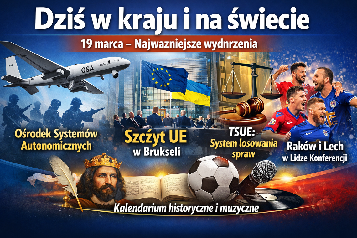 Dziś w kraju i na świecie – czwartek, 19 marca