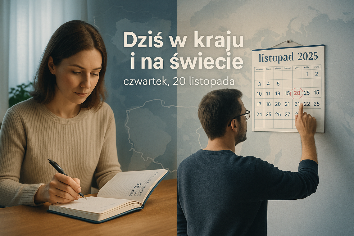 Dziś w kraju i na świecie (czwartek, 20 listopada)