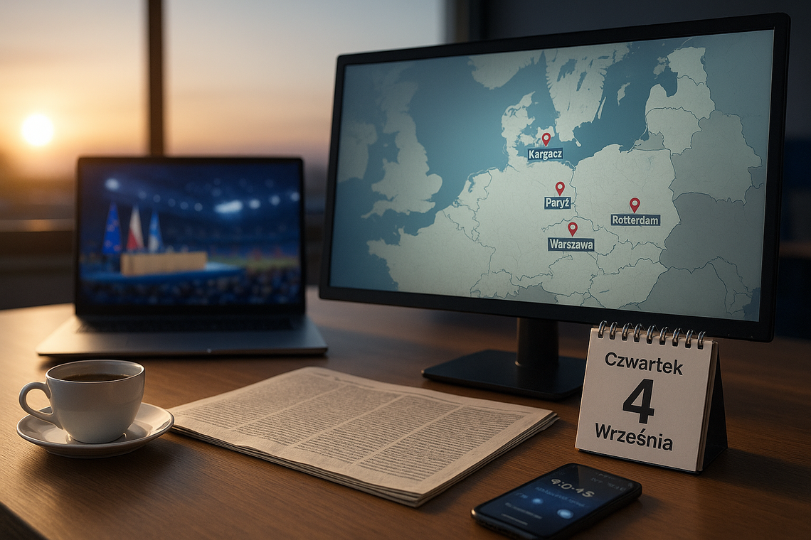 Dziś w kraju i na świecie (czwartek, 4 września)