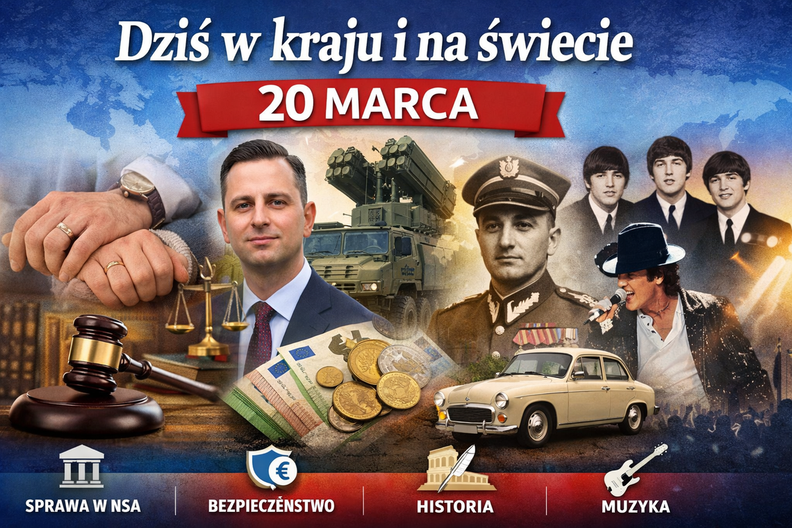 Dziś w kraju i na świecie – najważniejsze wydarzenia (piątek, 20 marca)