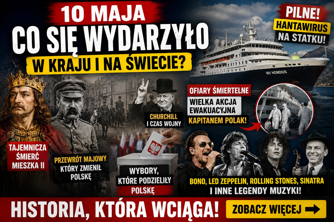 Dziś w kraju i na świecie. Niedziela, 10 maja Dziś w kraju i na świecie. Niedziela, 10 maja