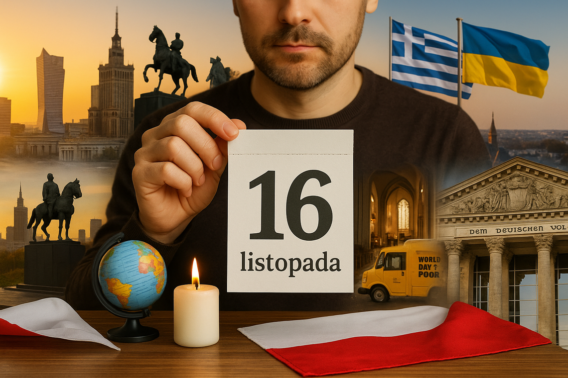 Dziś w kraju i na świecie (niedziela, 16 listopada)