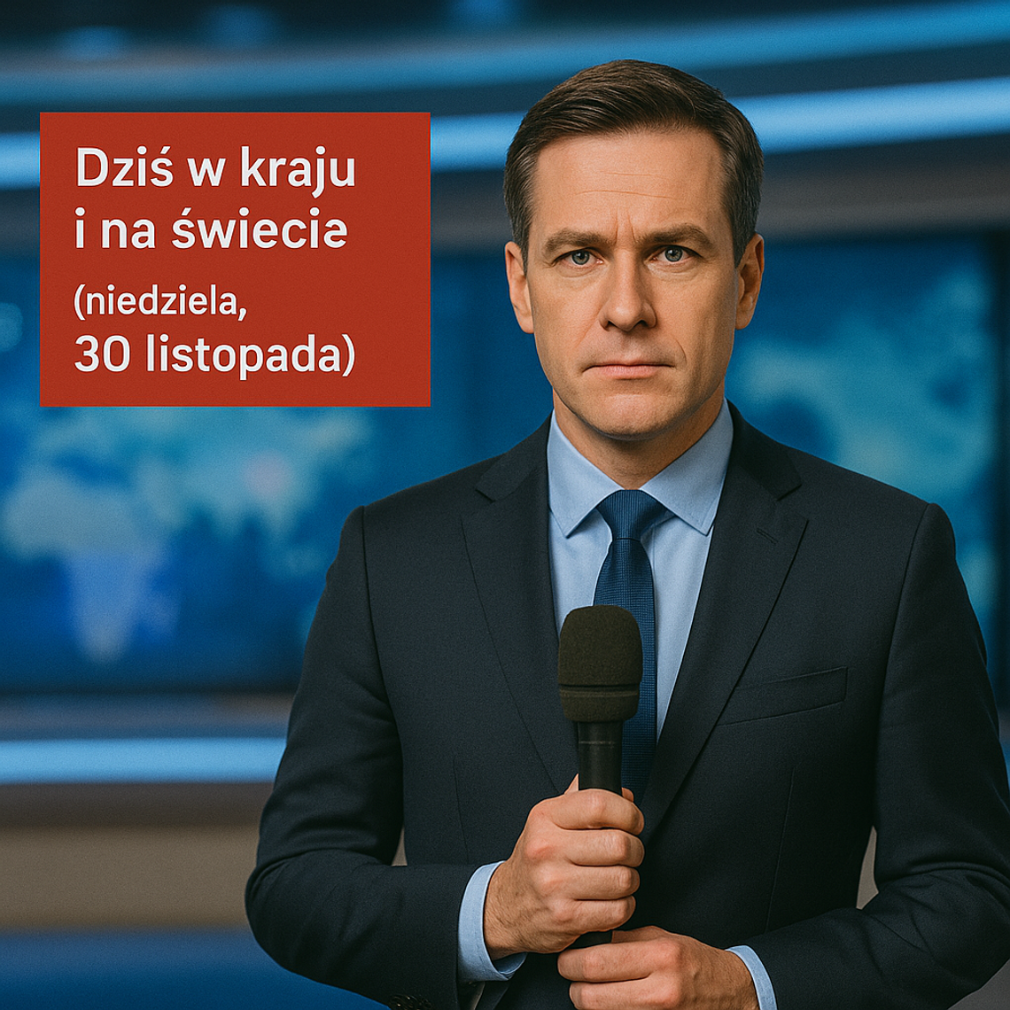 Dziś w kraju i na świecie (niedziela, 30 listopada)