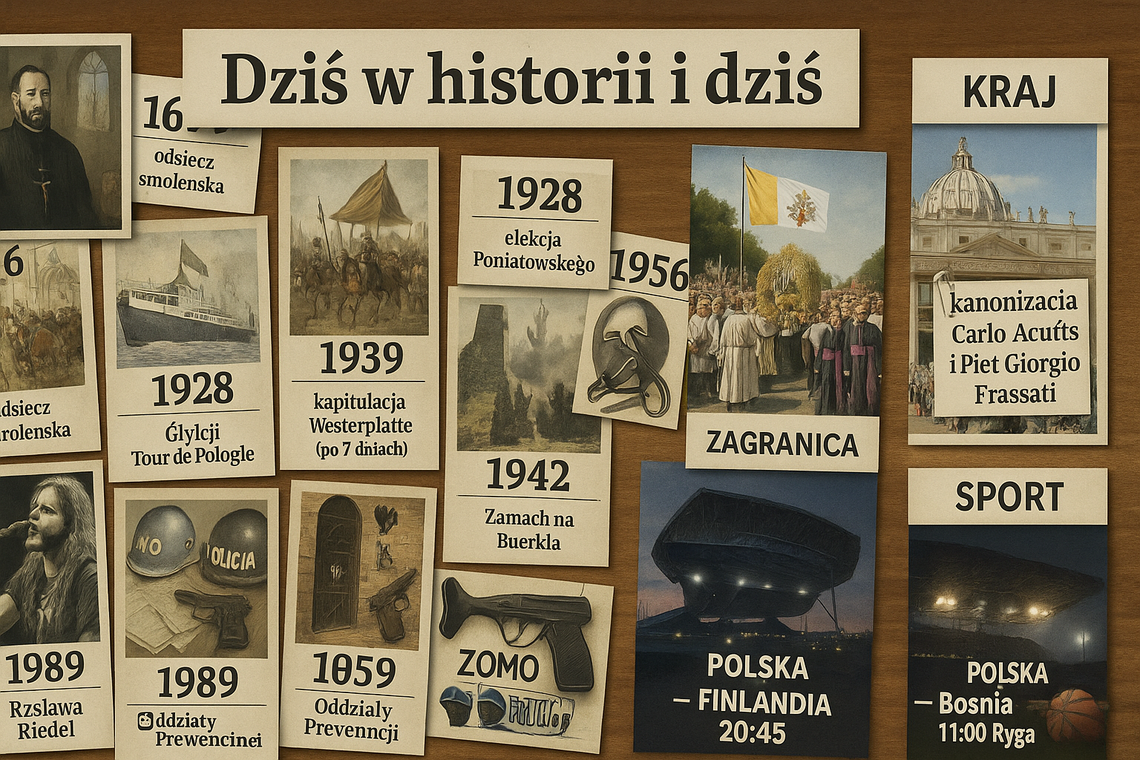 Dziś w kraju i na świecie (niedziela, 7 września)