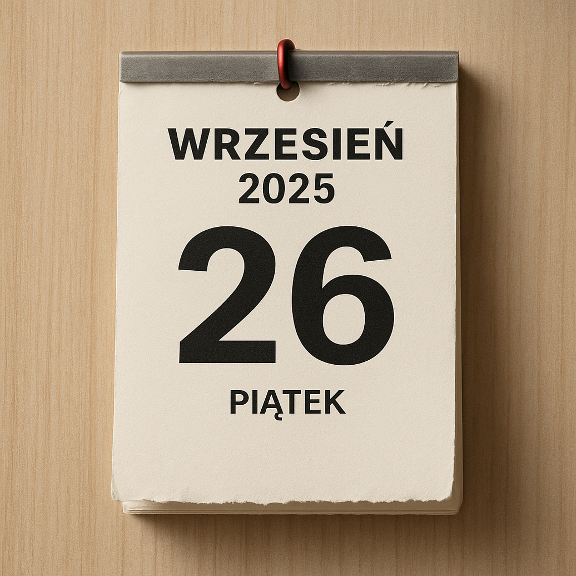Dziś w kraju i na świecie (piątek, 26 września) Dziś w kraju i na świecie (piątek, 26 września)