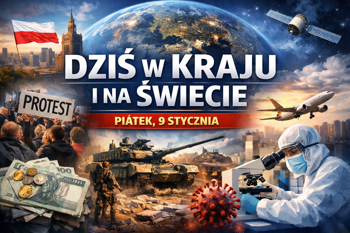 Dziś w kraju i na świecie (piątek, 9 stycznia) Dziś w kraju i na świecie (piątek, 9 stycznia)