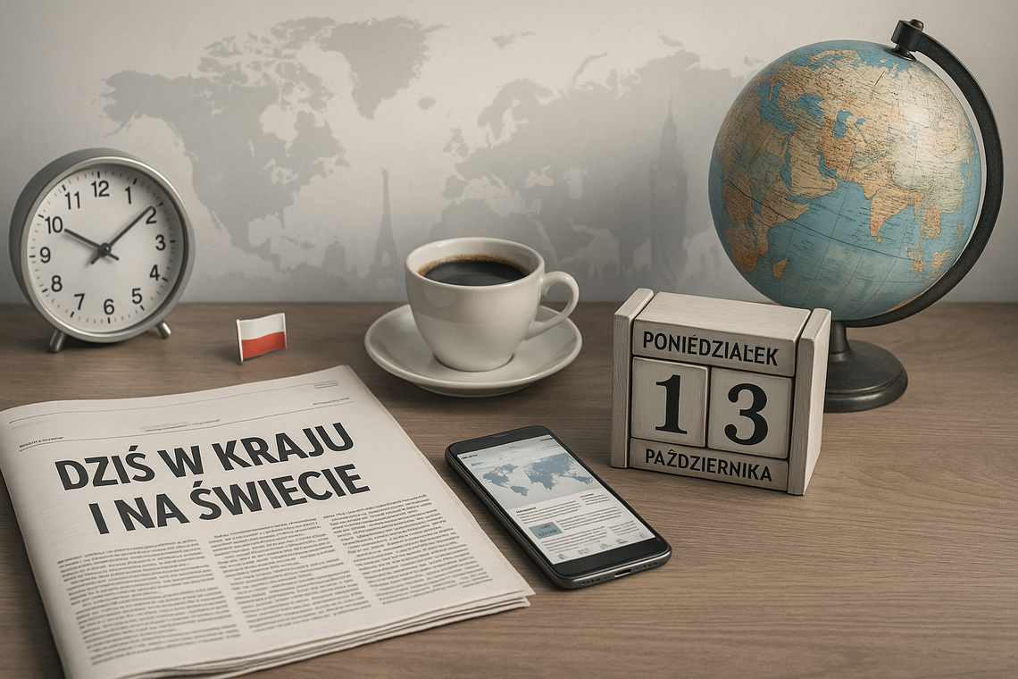 Dziś w kraju i na świecie (poniedziałek, 13 października)