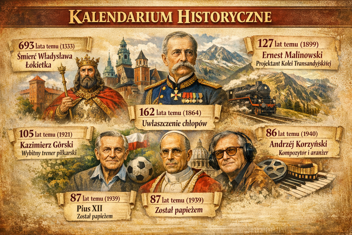 Dziś w kraju i na świecie (poniedziałek, 2 marca) Dziś w kraju i na świecie (poniedziałek, 2 marca)