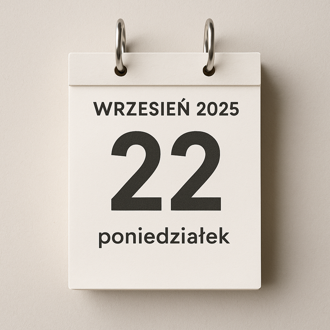 Dziś w kraju i na świecie (poniedziałek, 22 września)