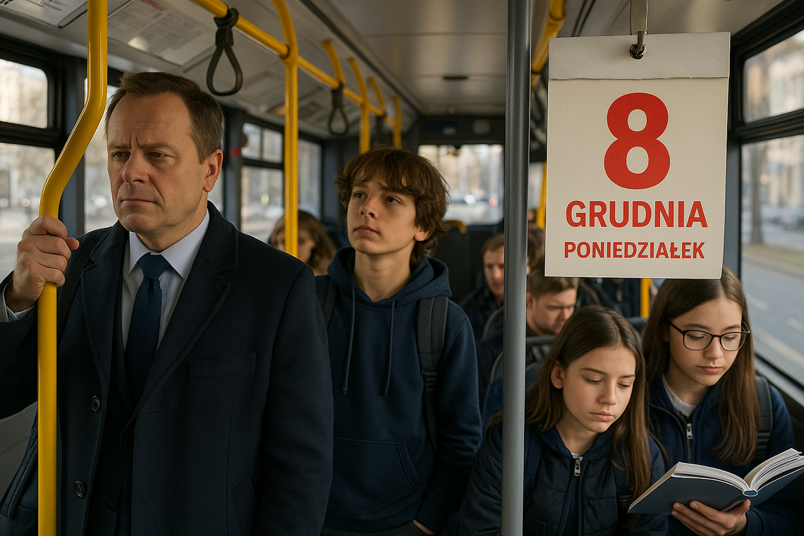 Dziś w kraju i na świecie (poniedziałek, 8 grudnia) Dziś w kraju i na świecie (poniedziałek, 8 grudnia)