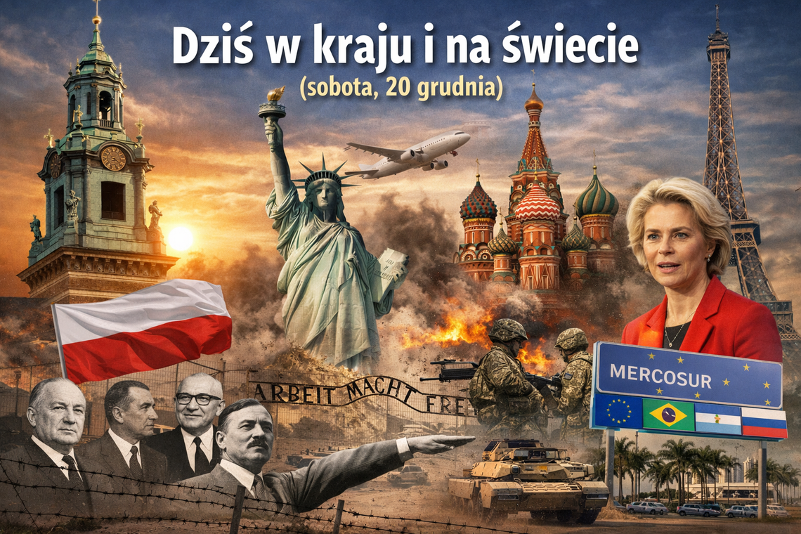 Dziś w kraju i na świecie (sobota, 20 grudnia)