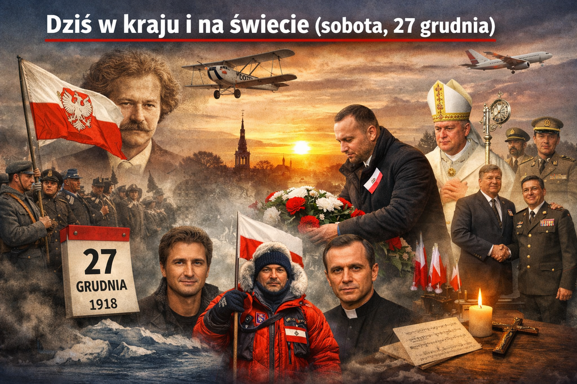 Dziś w kraju i na świecie (sobota, 27 grudnia)