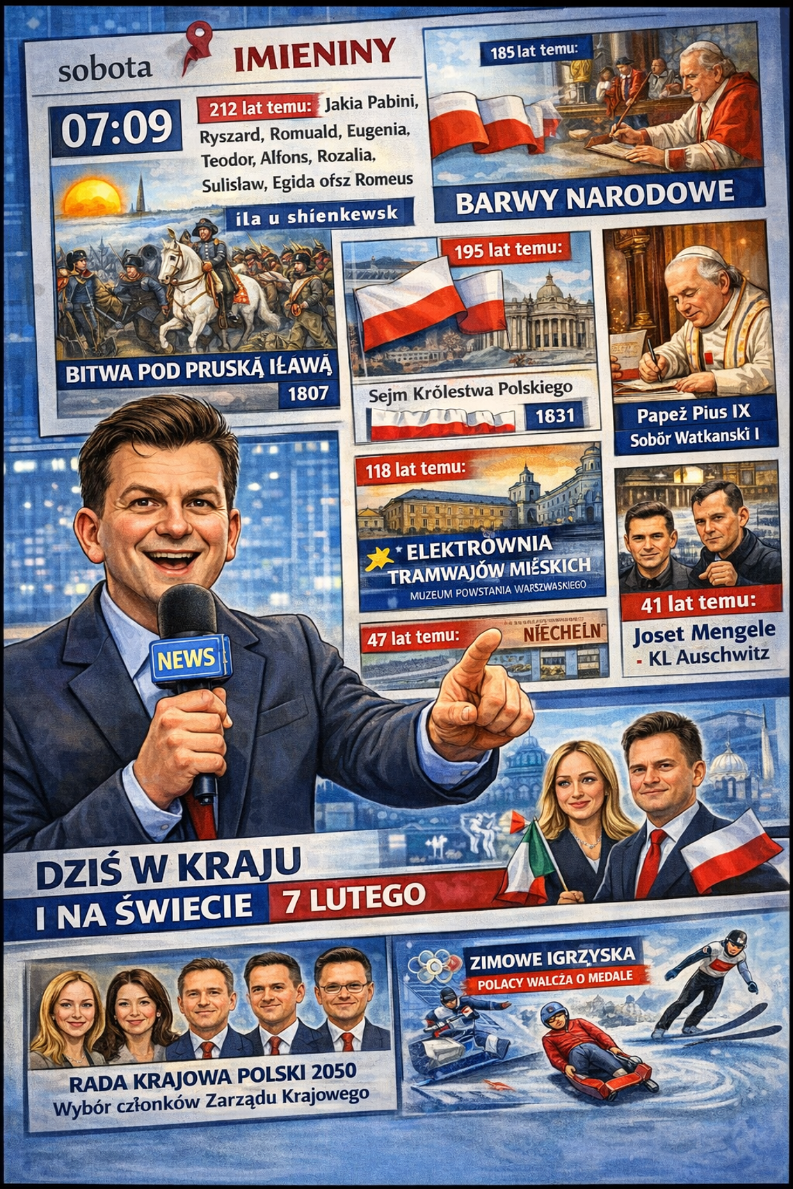 Dziś w kraju i na świecie (sobota, 7 lutego)