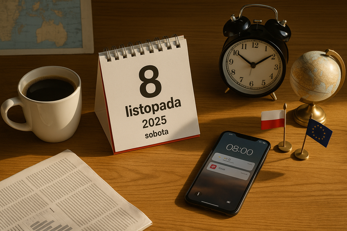 Dziś w kraju i na świecie (sobota, 8 listopada)
