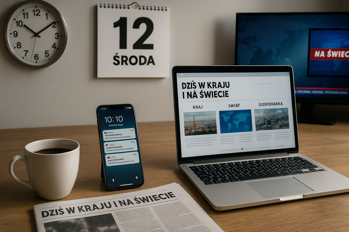 Dziś w kraju i na świecie (środa, 12 listopada) Dziś w kraju i na świecie (środa, 12 listopada)