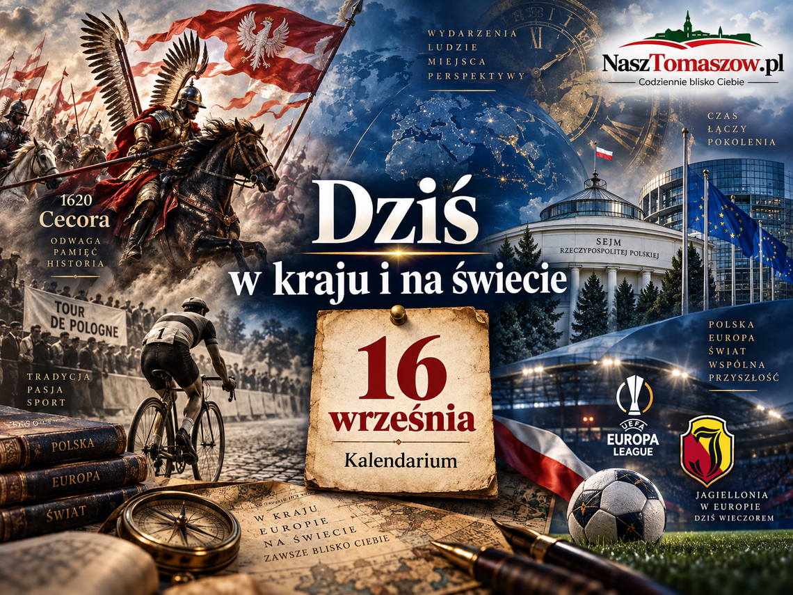 Dziś w kraju i na świecie (środa, 16 września)