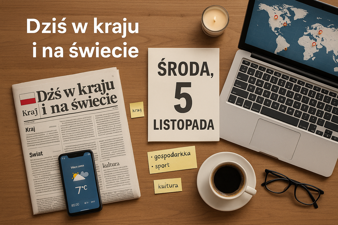 Dziś w kraju i na świecie (środa, 5 listopada) Dziś w kraju i na świecie (środa, 5 listopada)