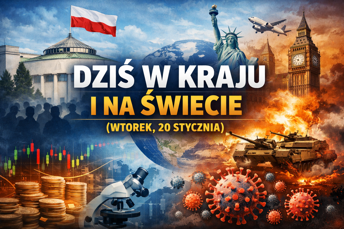 Dziś w kraju i na świecie (wtorek, 20 stycznia)