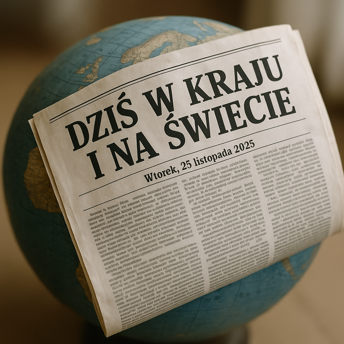 Dziś w kraju i na świecie (wtorek, 25 listopada)