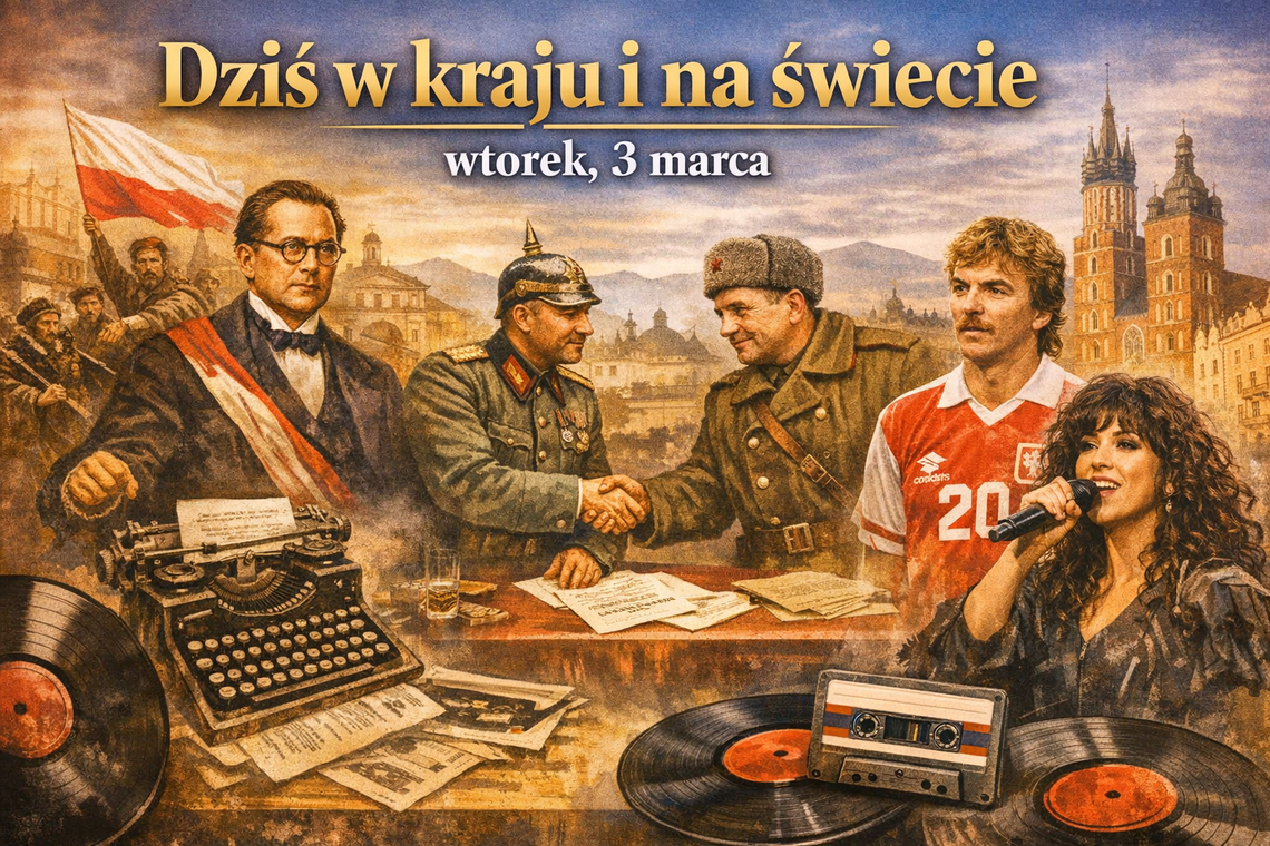 Dziś w kraju i na świecie (wtorek, 3 marca) Dziś w kraju i na świecie (wtorek, 3 marca)