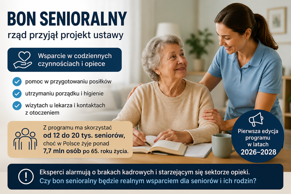 Ekspert o bonie senioralnym: dobre rozwiązanie, ale martwi mała liczba beneficjentów