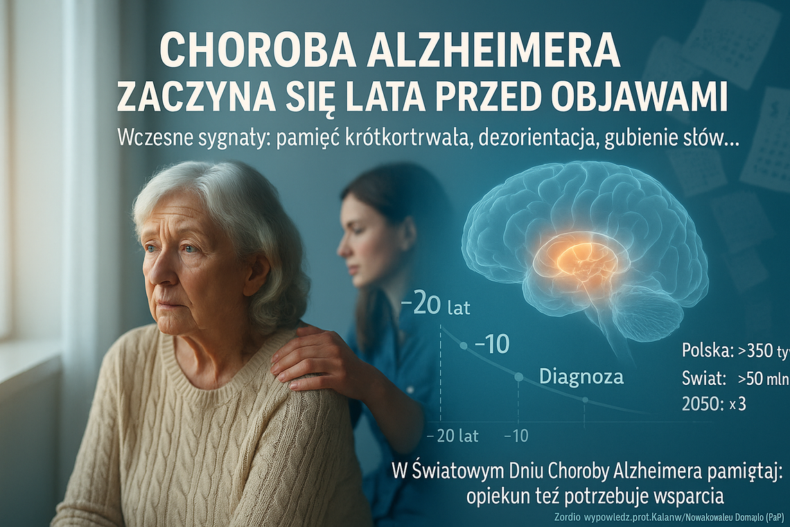 Ekspertka: choroba Alzheimera zaczyna się wiele lat przed pojawieniem się wyraźnych objawów