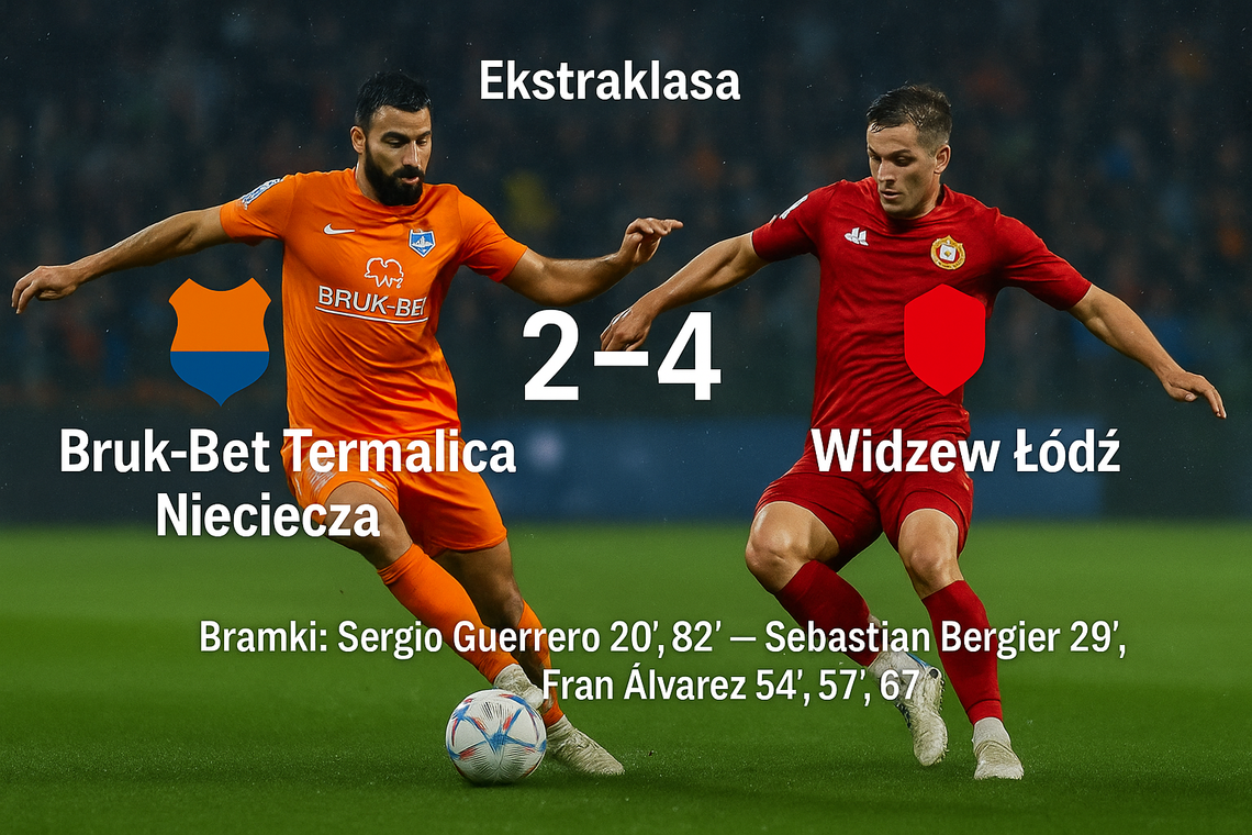 Ekstraklasa piłkarska - Bruk-Bet - Widzew 2:4 (opis2) Ekstraklasa piłkarska - Bruk-Bet - Widzew 2:4 (opis2)