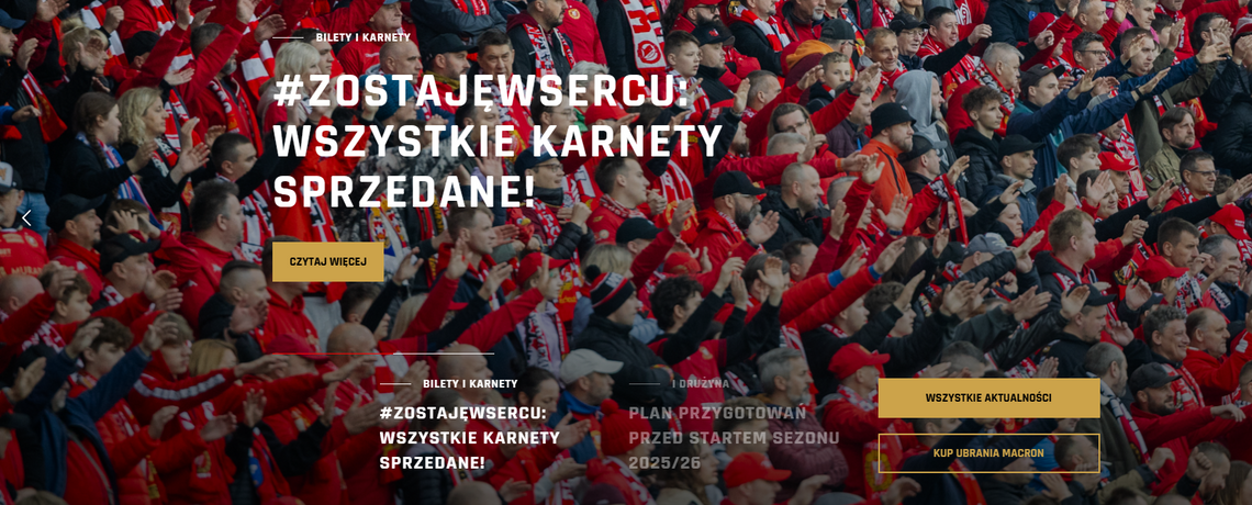 Ekstraklasa piłkarska - kibice Widzewa znów wykupili wszystkie karnety