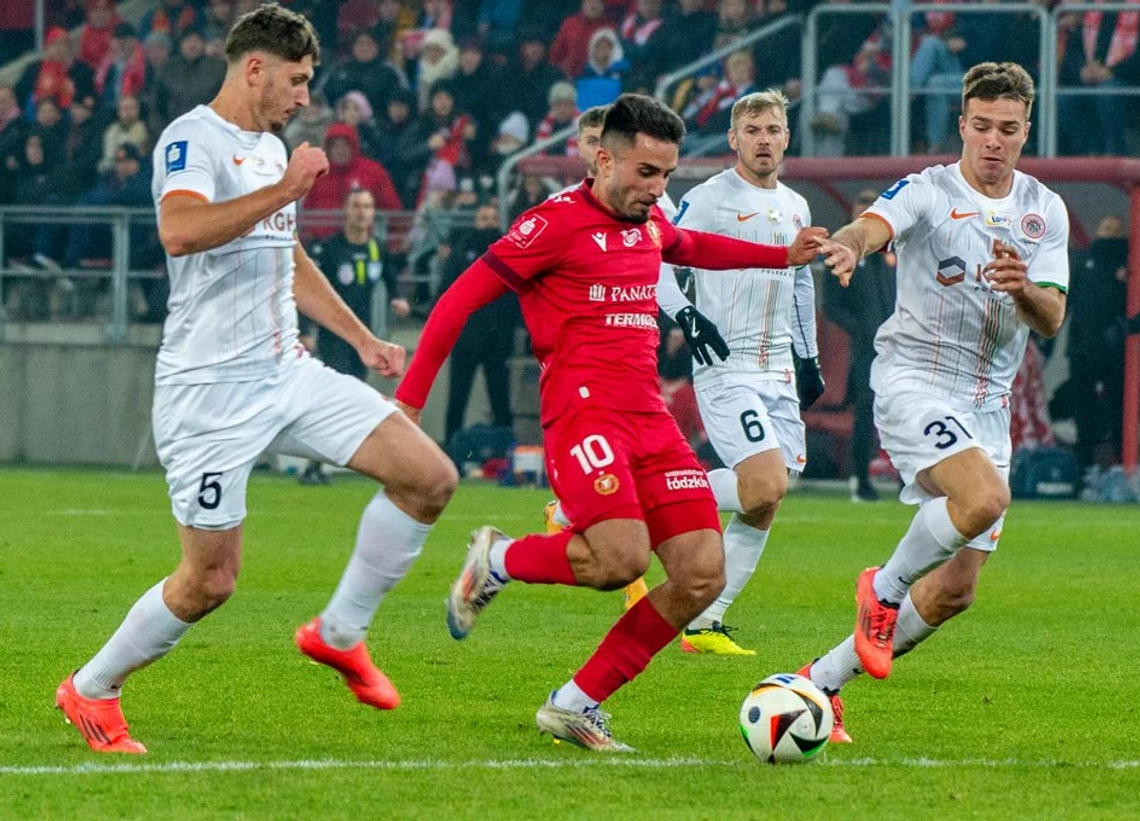 Ekstraklasa piłkarska - Widzew - Zagłębie 2:0