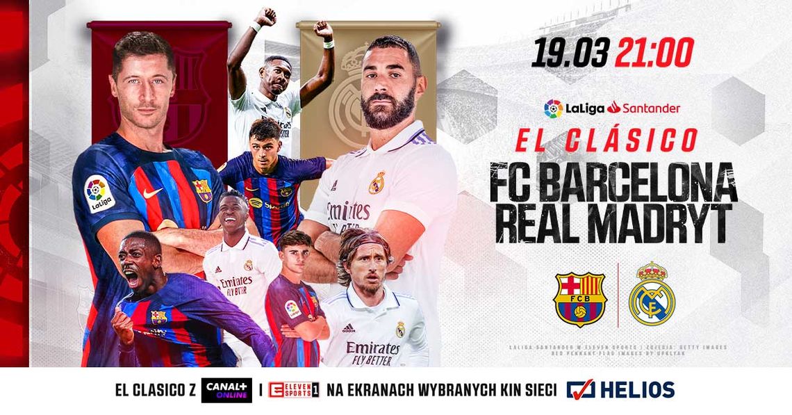 „El Clásico” – słynne derby na ekranach kin Helios!