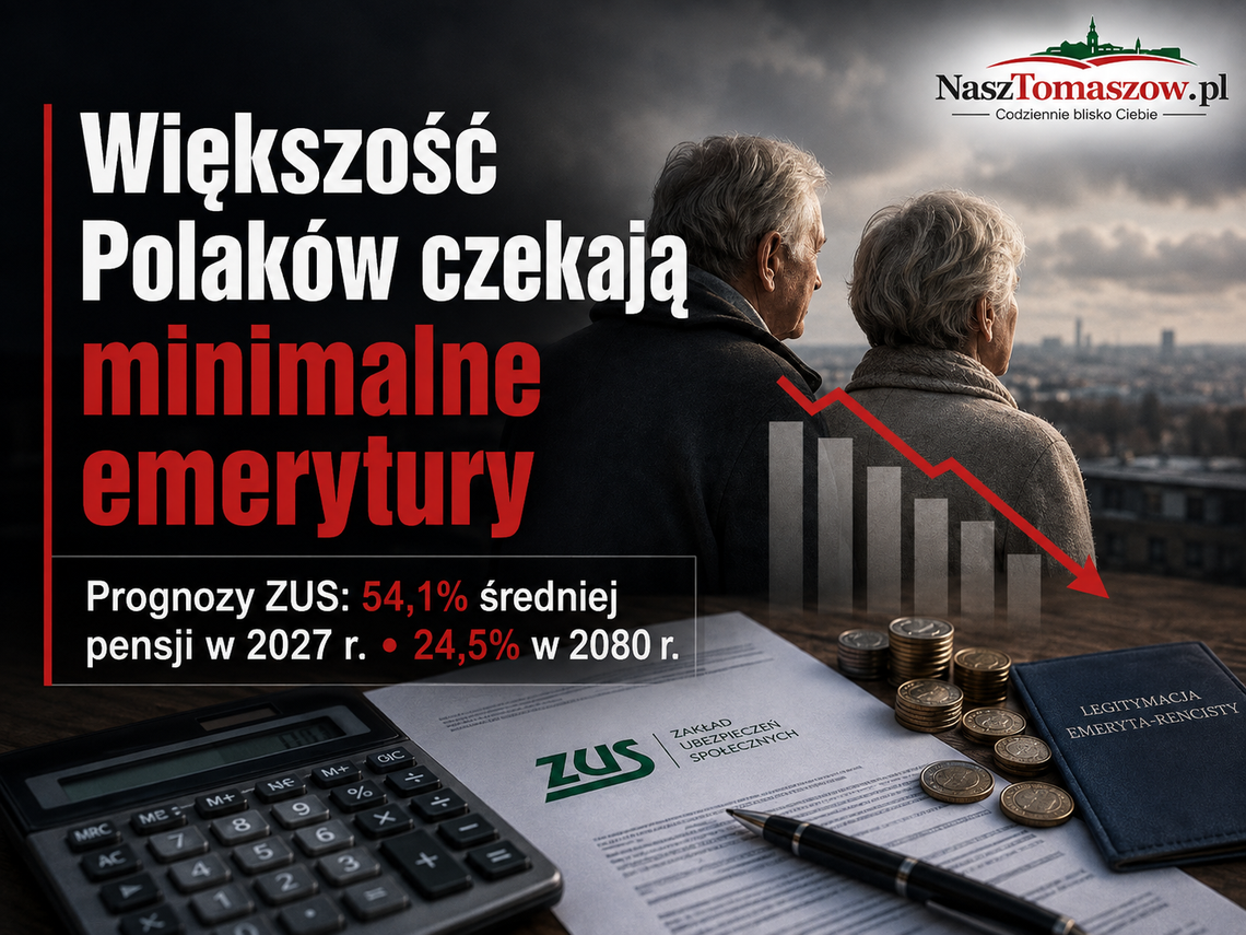 Emerytura coraz bliżej minimum. ZUS prognozuje spadek świadczeń, ekspert ostrzega przed niskimi wypłatami dla większości Polaków Emerytura coraz bliżej minimum. ZUS prognozuje spadek świadczeń, ekspert ostrzega przed niskimi wypłatami dla większości Polaków