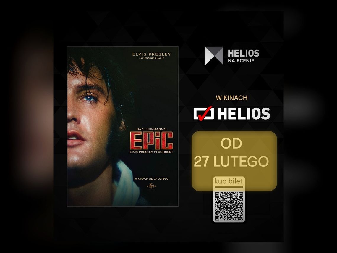EPiC: Elvis Presley in Concert” już od 27 lutego w Helios Tomaszów Mazowiecki