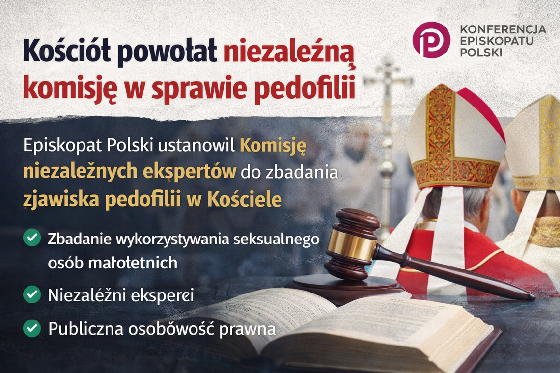 Episkopat powołał Komisję ekspertów ds. wykorzystywania seksualnego małoletnich w Kościele