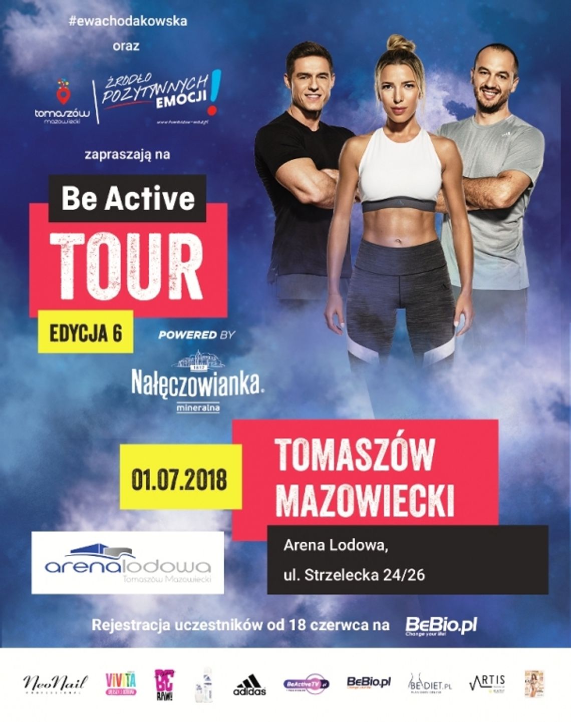 Ewa Chodakowska w Arenie Lodowej –  duża dawka sportowych emocji!