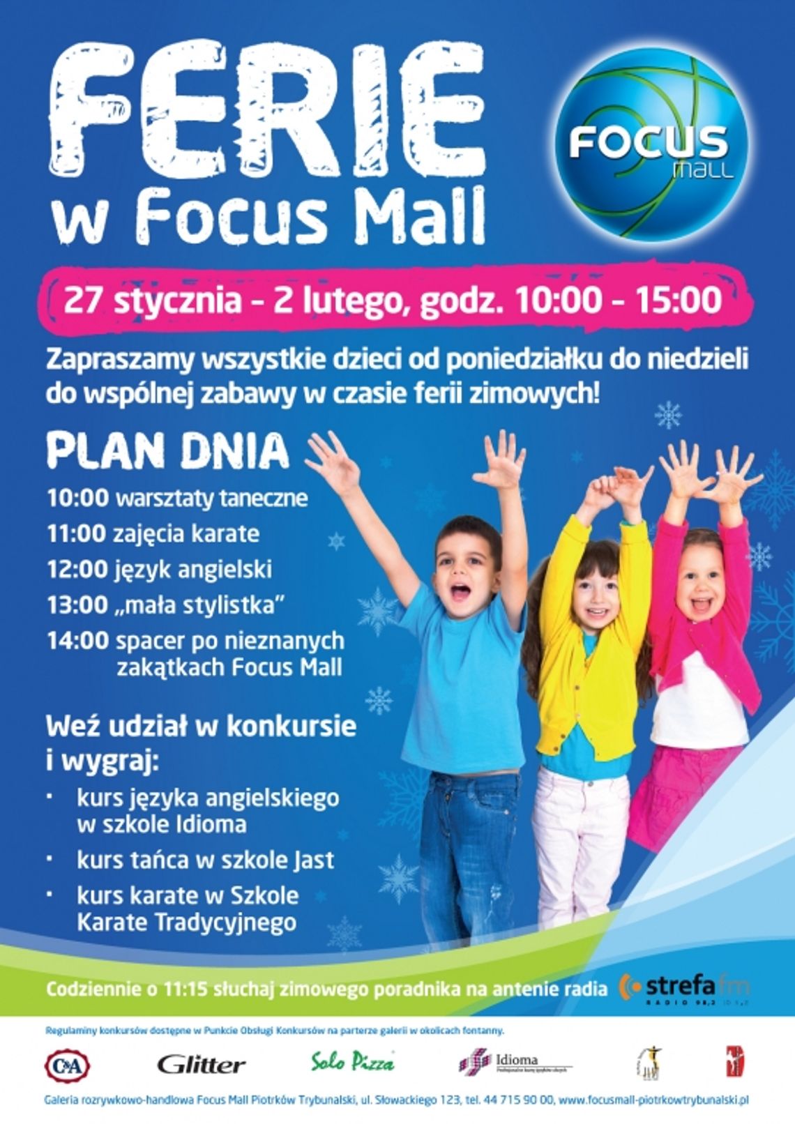 Ferie zimowe w Focus Mall Piotrków Trybunalski.