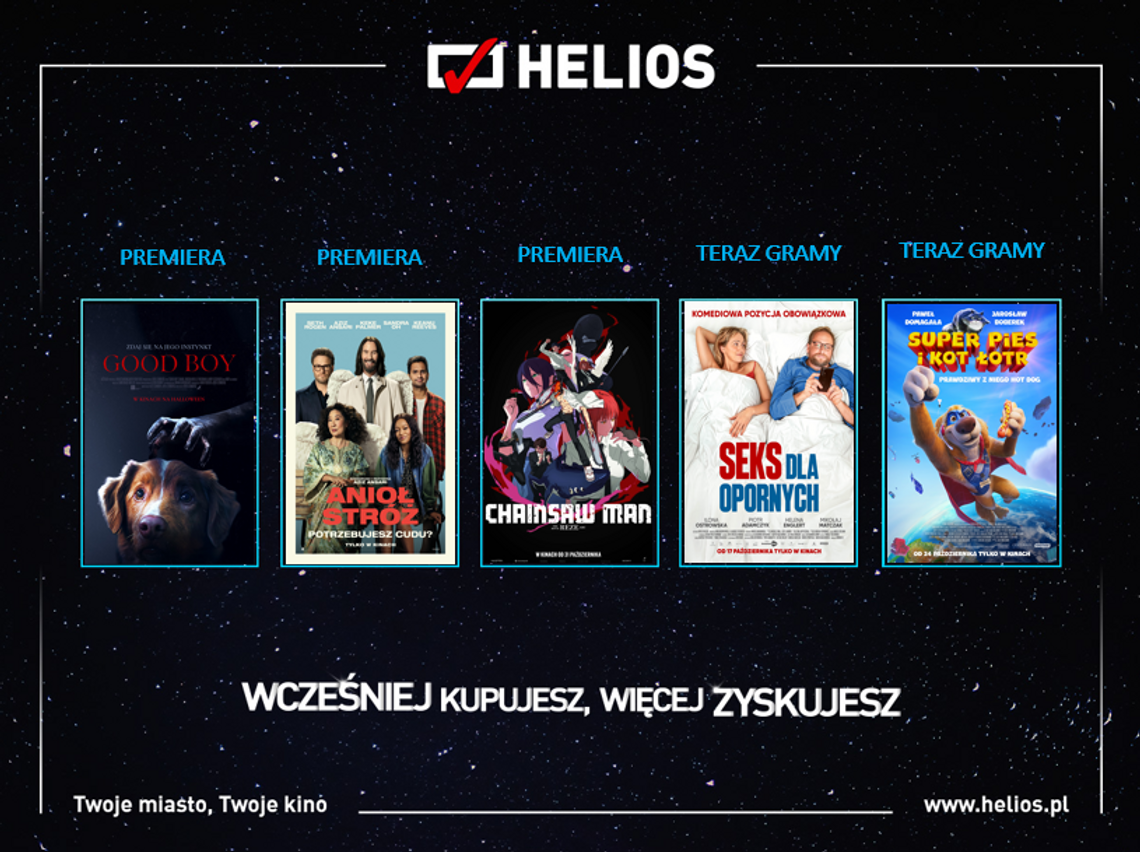 Filmowa jesień w kinach Helios Filmowa jesień w kinach Helios