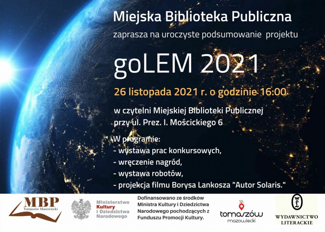 Finał bibliotecznego projektu "goLEM 2021."