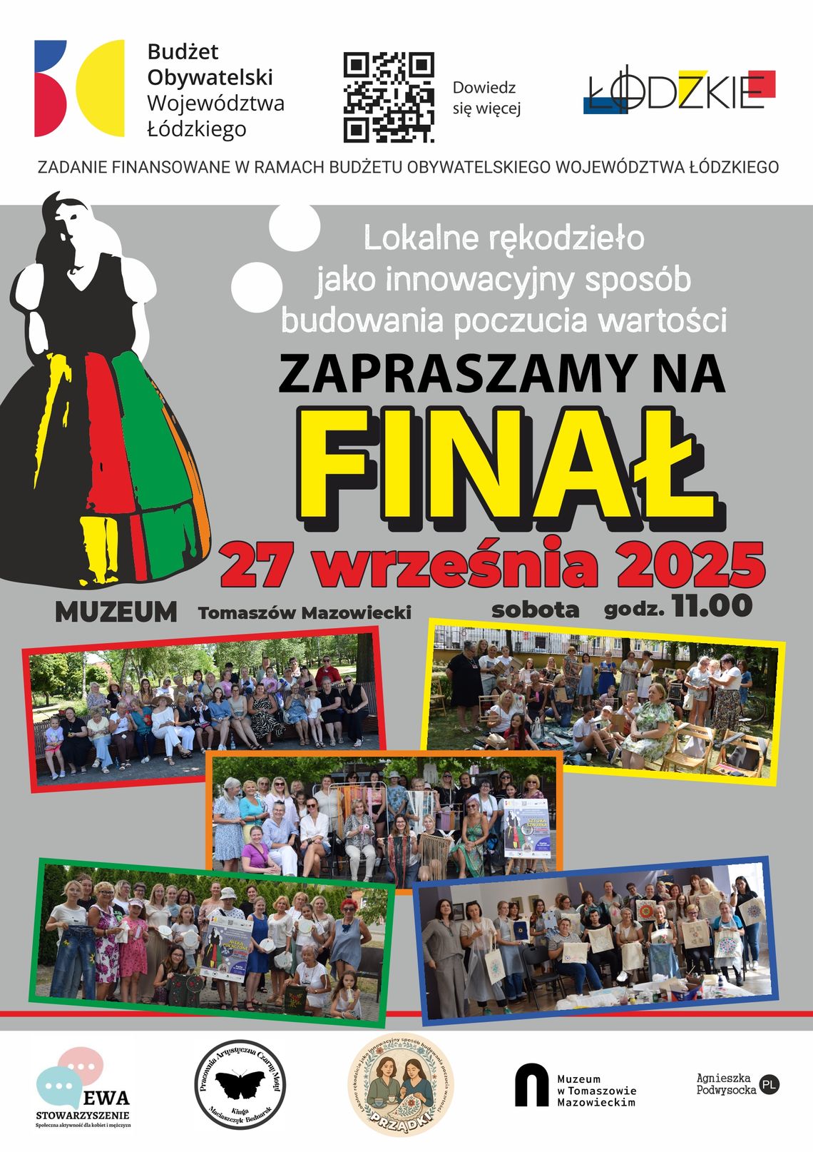 Finał projektu „Lokalne rękodzieło” w Muzeum w Tomaszowie Mazowieckim – wystawa, stylizacje, upcykling