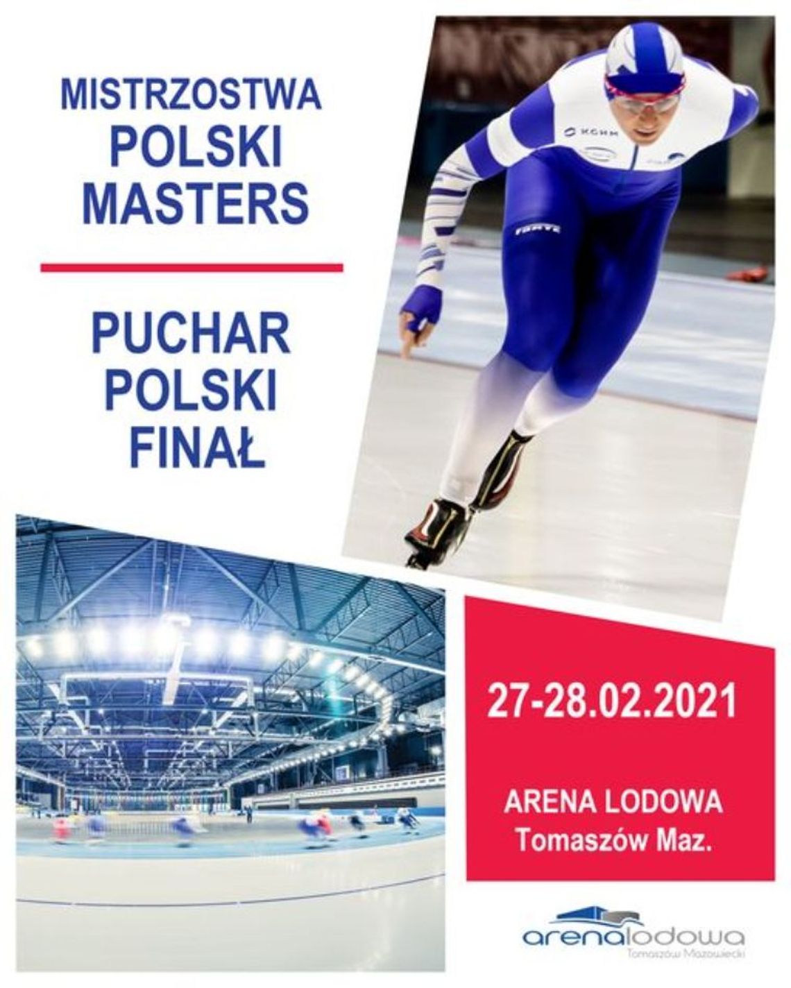 Finał Pucharu Polski w Łyżwiarstwie Szybkim odbędzie się w Tomaszowie